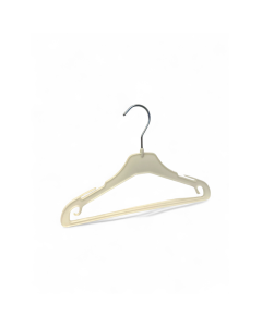 Konfeksjonshenger m/ stang. 40 cm. Hvit