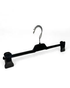 Buksehenger m/ klemmer, sort, 36 cm. Plast