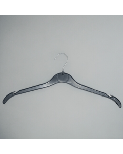 Plasthenge, voksen, formpresset, med hakk og uten stang, sort, 41 cm. Discount.