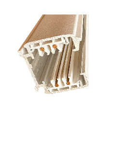 *Flash* Strømskinne, 3F, 230V, hvit, 2 m