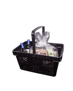 Innkjøpskurv - 22 liter - Sort plast