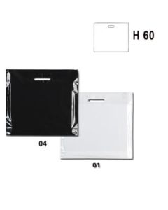 Plastpose - Ekstra stor 70 x H 70 cm. Sort eller hvit