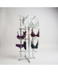 Gulvstativ m/ 16 armer 30,5, krom, 70 x 70 x H150 cm