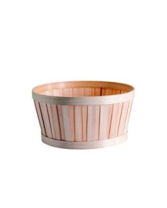 Trekurv, rund, natur, Ø25 cm, H12 cm
