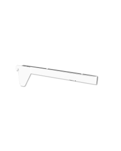 Hvit Hylleknekt - venstre, t/ 12 mm ( Framework )