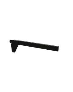 Sort Hylleknekt - venstre, t/ 12 mm ( Framework )
