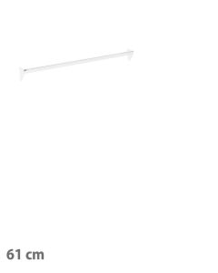 Dekostang 61,5 cm. Hvit, t/ 12 mm ( Framework )