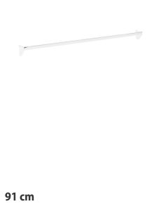 Dekostang 91,5 cm. Hvit, t/ 12 mm ( Framework )