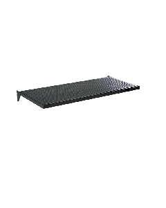 U-hylle m/ metallhulplade (91 x 37 cm), Sort, t/ 12 mm ( Framework )