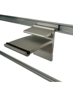 Glashyllebeslag. 1 sett, t/ rillepanel.