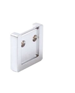 Veggbeslag. Satin-krom, t/ Super-Plugs