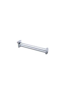 Frontheng rett, 20 cm. Satin-krom, t/ Super-Plugs
