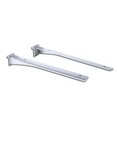 Hylleknekt - 1 sett 27cm, Satin-krom, t/ Super-Plugs