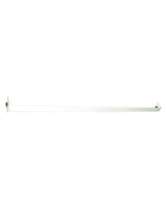Dekostang 91 cm, hvit, t/ Super-skinne