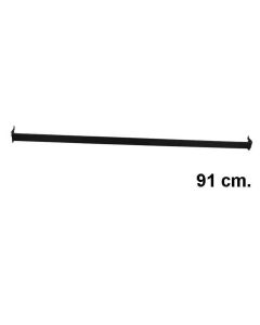 Dekostang 91 cm, sort, t/ Super-skinne