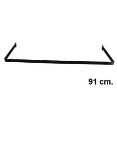 U-bøylestang 91 cm, sort, t/ Super-Skinnen