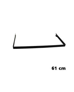 U-bøylestang 61 cm, sort, t/ Super-Skinnen