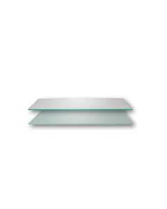 Glashylle t/ U-bøjlestang (88 x 26,8 cm. - passer t/ 12 mm. ( multitilbehør bla. Framework)