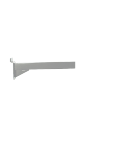 Hylleknekt - rette (25 cm.) - krom, t/ rillepanel
