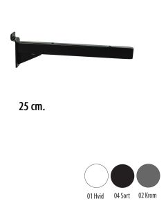 Lige hylleknægt (25 cm) - t/ rillepanel.