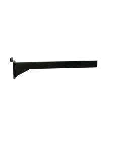 Hylleknekt - rette (35 cm.) - sort, t/ rillepanel