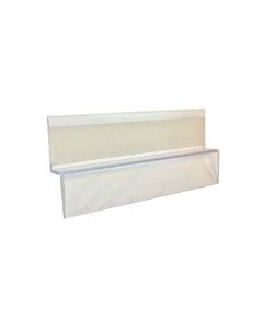 Akryloppheng, t/ rillepanel med tape, 3,5 x 8 cm, klar