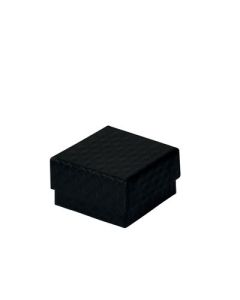Smykkeeske. Sort. 5 x 5 x H 3 cm. - 20 stk.