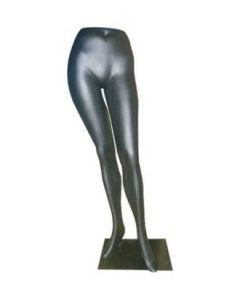 5400 dametorso, ben - sort. Metal fotplate. Mannekeng underdel. Hoftevrid og hæl kan aftages.