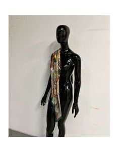 Faceless damemannekeng. Sort high gloss med faceless hoved. Kan bruges med eller uden hoved. Model B