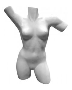 Dametorso, flamingo, hvit, 2 delt