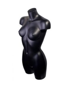 5300 dametorso, XL, sort.  Med hofter. H 89 cm.