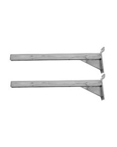 hylleknægt, til panel, krom, 27 cm. Light