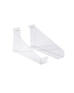 hyllebærersett i akryl. D 26.5 x B 4 x H 26.5 cm. - t/ rillepanel