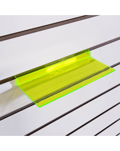 Skohylle neon grønt, t/ rillepanel.