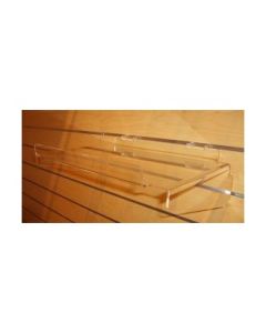 Hylle i akryl 42 x 26,7 cm., t/ rillepanel