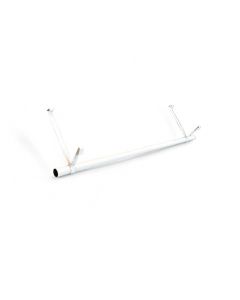 Tubo, bøylestang, med 2 oppheng, hvit, 91 cm.