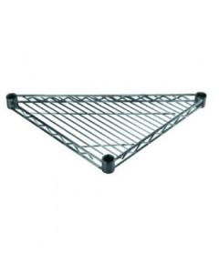Tubo, hylle, trekant, krom, 36 cm, uden logo.
