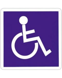 Pictogram Handicap. 11,4 x 11,4 cm.