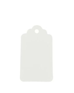 Amerikaner Etiketter. hvit 3 x 5 cm. Manilla merker. 100 stk.