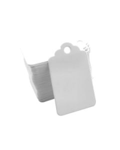 Amerikaner Etiketter. hvit 3 x 5 cm. Manilla merker. 500 stk.