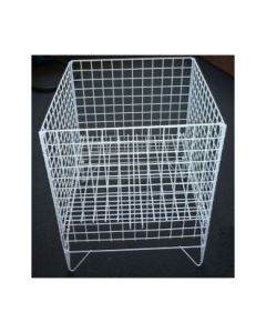 Varekurv - 62 x 62 cm, hvit. Nancy light
