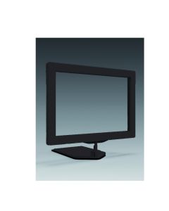 Skilteholder. A7 med magnetfot. SORT