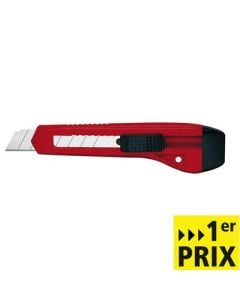Hobbykniv. Økonomisk skærer, stiv plastik krop. Ass farger