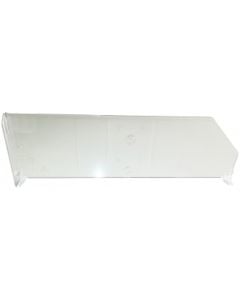 Vareskubber inddeling L38,5 cm x H 12 cm. Klar plast