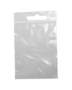 Lynlås plastpose m/ eurohul. 15 x H 22 cm. 1000 stk.