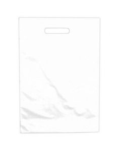 hvit plastikpose 50x5x50 cm