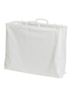 hvit plastikpose 50x5/5x45 cm
