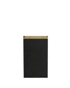 Sort gavepose 16 x 8 x 27½ cm. 250 stk.