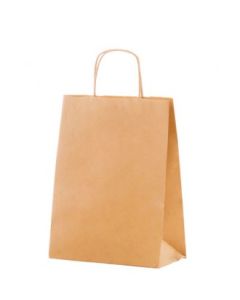 Naturfarget papirsposer. 250 stk.