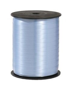 Gavebånd 7mm x 500 mtr. Blank. Lyseblå
